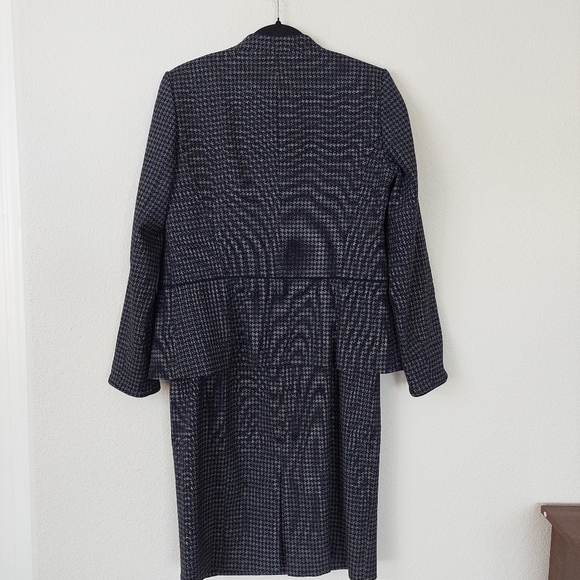 Talbots Stretch Houndstooth Tweed Jacket and Dress Set - Picture 6 of 11